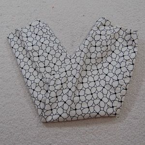 Carlisle floral printed career pants cropped 8